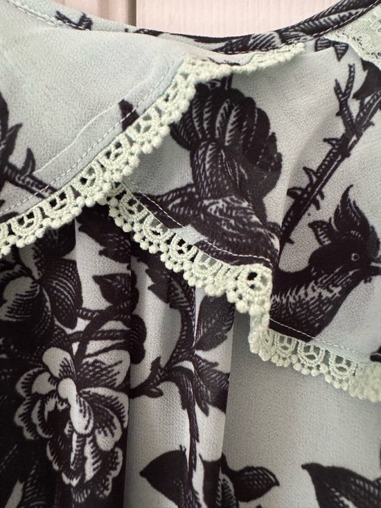 Anthropologie BHLDN Camila Kimono -Sleeve-Chiffon Mini Dress, Size M - Picture 8 of 15